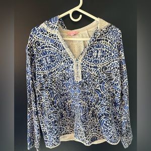 Lilly Pulitzer Hooded Sweatshirt M